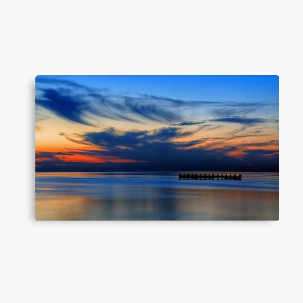 Last Light at Black Rock Canvas Print