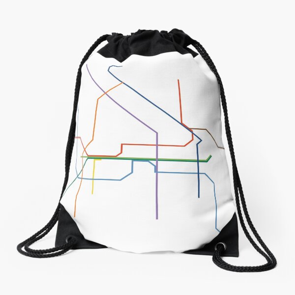 Netzspinne Berliner U-Bahn Turnbeutel