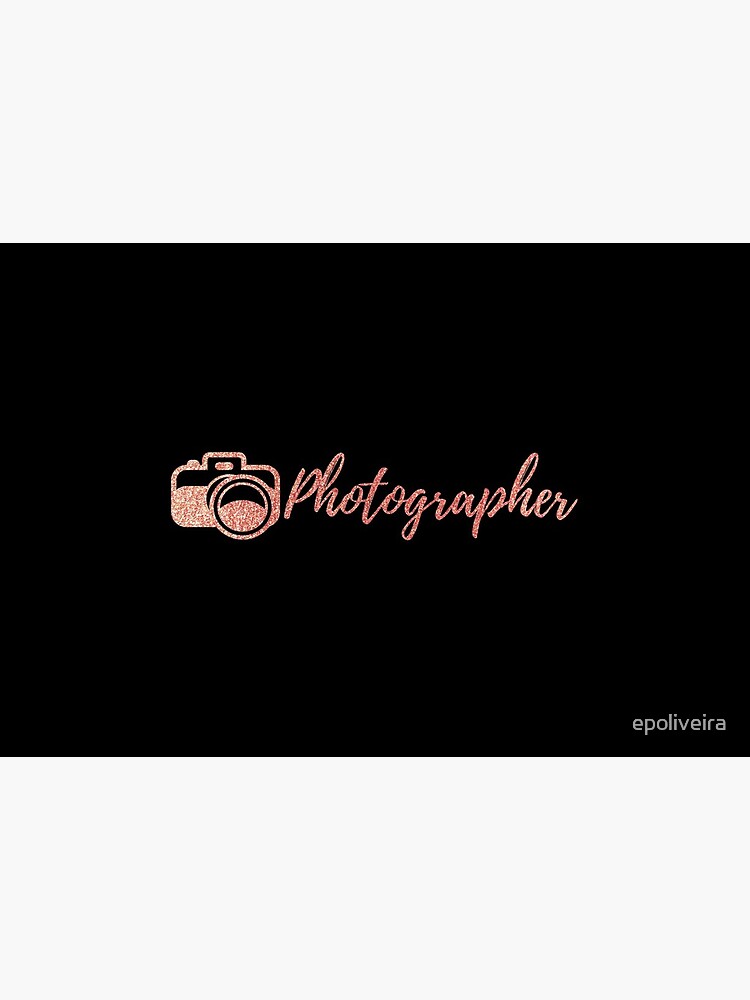 Photographer Rose Gold by epoliveira
