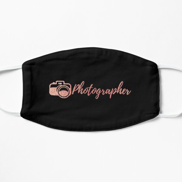 Photographer Rose Gold Flat Mask