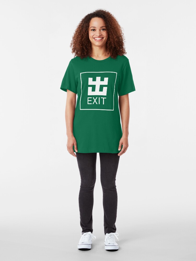 exit sign shirt