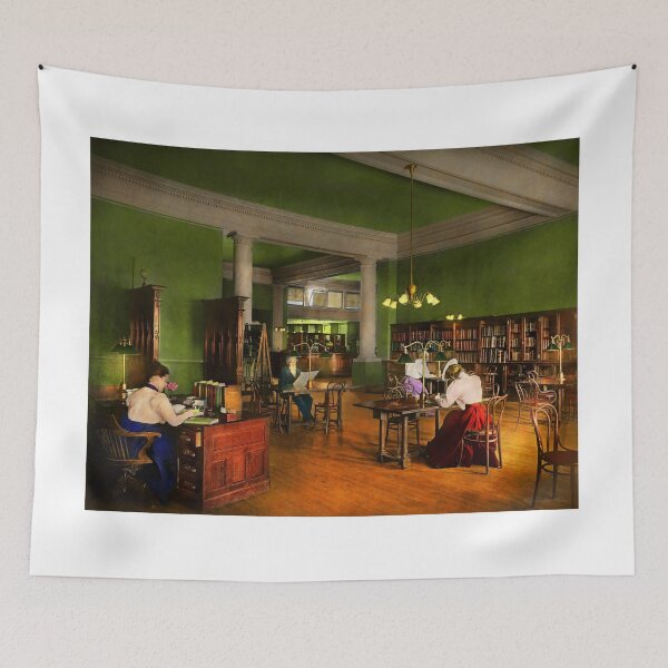 Item preview, Library - Adult's reading 1900 designed and sold by Mike Savad Photography.