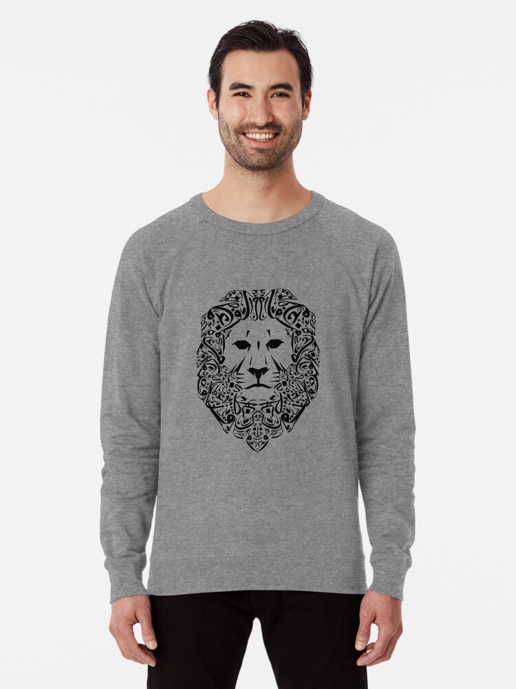 Lowe Kunst Arabisch Buchstaben Stisker Leichter Pullover Von Elitebro Redbubble