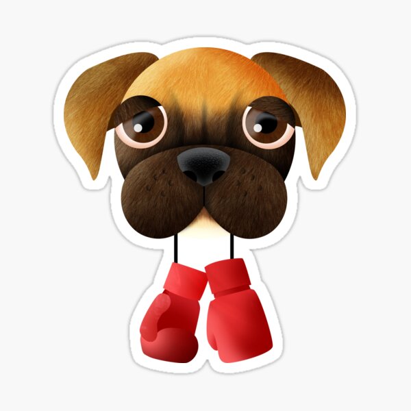 Boxer Pegatina