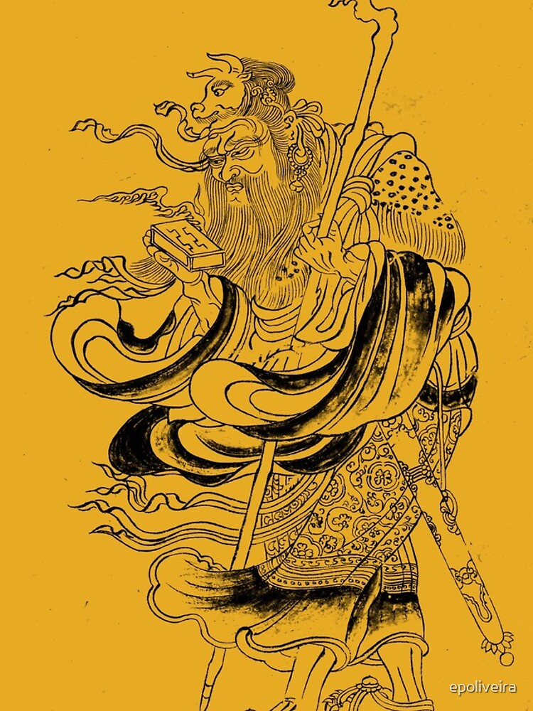 Medieval Fantasy Wizard Saturn Asia Outline Art by epoliveira