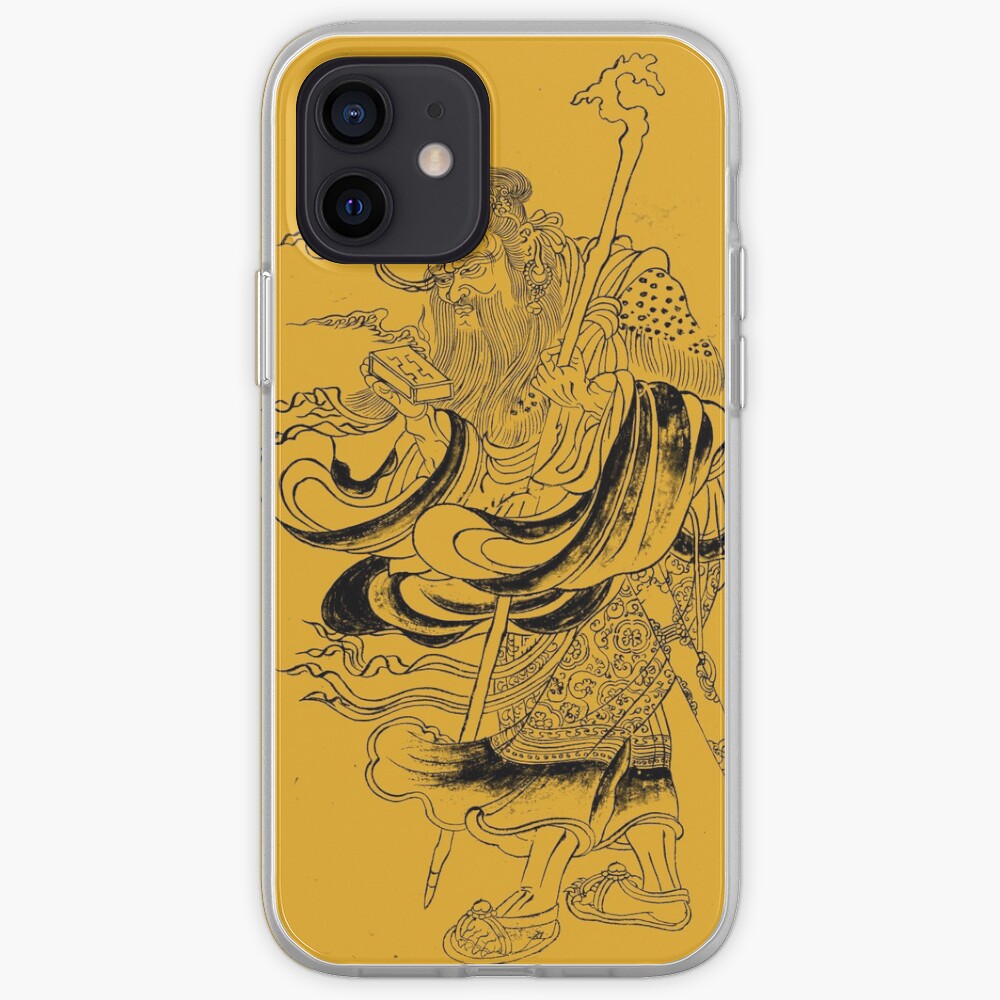 Medieval Fantasy Wizard Saturn Asia Outline Art iPhone Case & Cover
