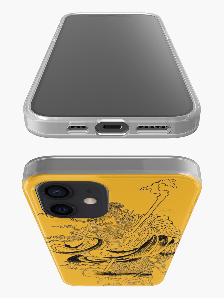 Alternate view of Medieval Fantasy Wizard Saturn Asia Outline Art iPhone Case & Cover