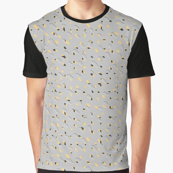 Gray Tiger Pattern Graphic T-Shirt