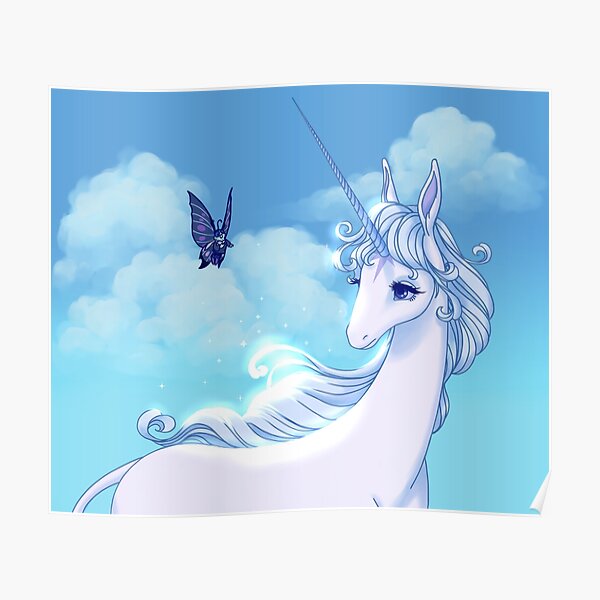 Have you seen others like me? The last unicorn Poster