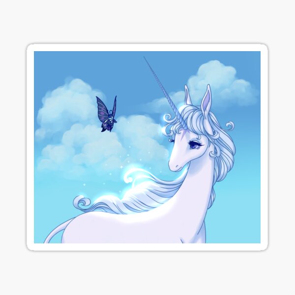 Have you seen others like me? The last unicorn Sticker