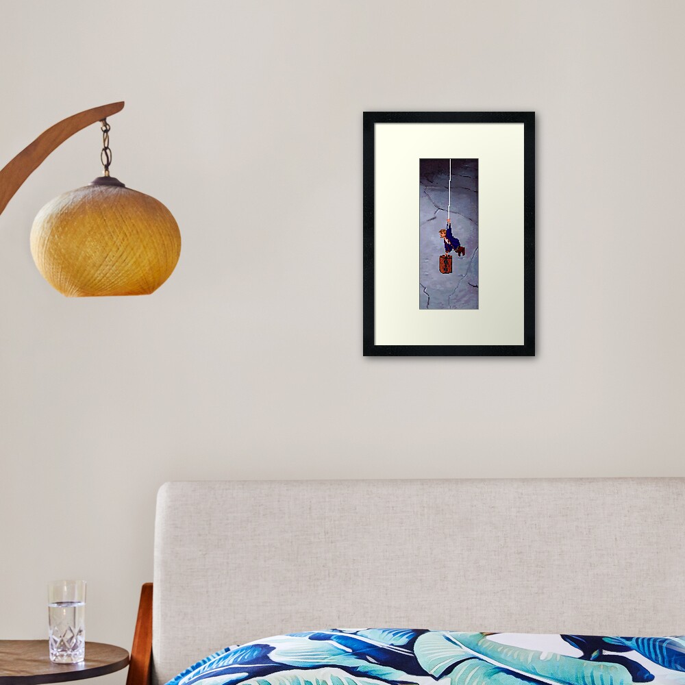 Item preview, Framed Art Print designed and sold by pixelskaya.