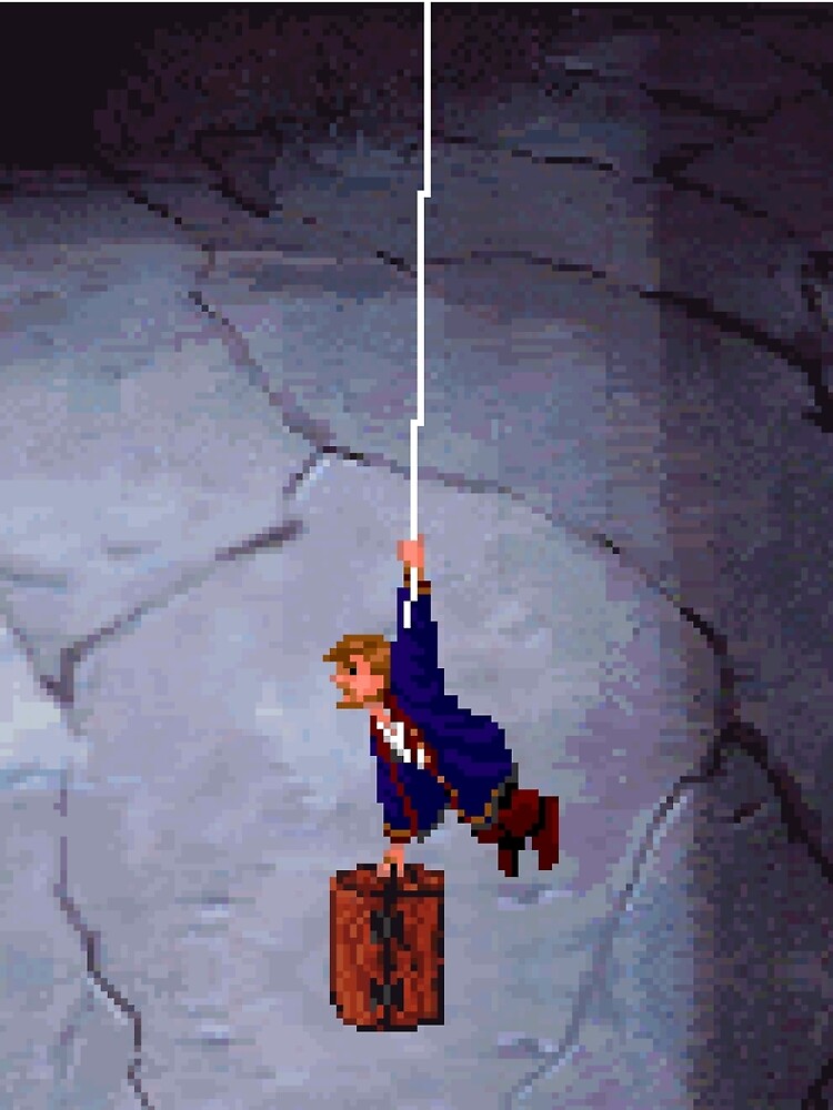 Thumbnail 5 of 5, Graphic T-Shirt, Monkey Island II designed and sold by pixelskaya.
