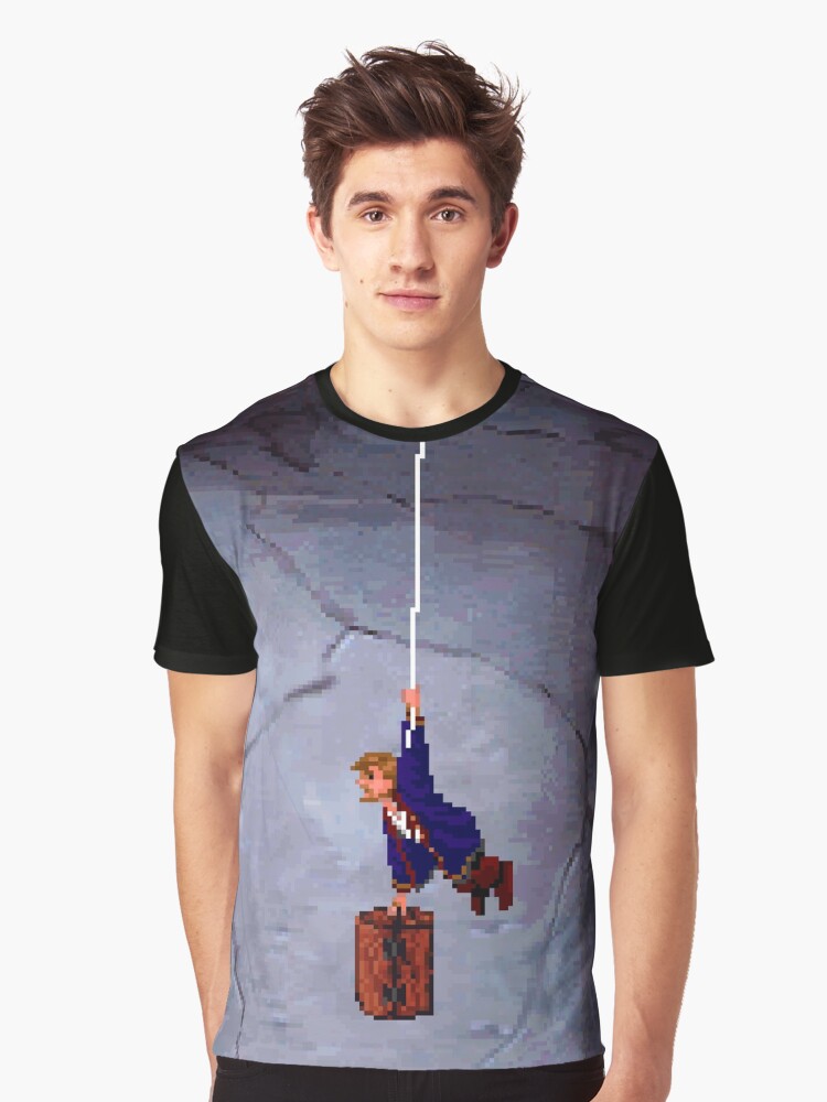 Thumbnail 1 of 5, Graphic T-Shirt, Monkey Island II designed and sold by pixelskaya.