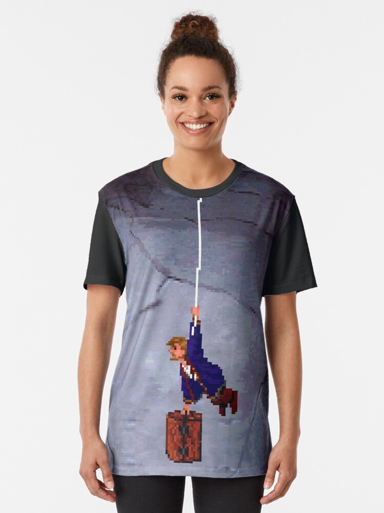 Thumbnail 2 of 5, Graphic T-Shirt, Monkey Island II designed and sold by pixelskaya.