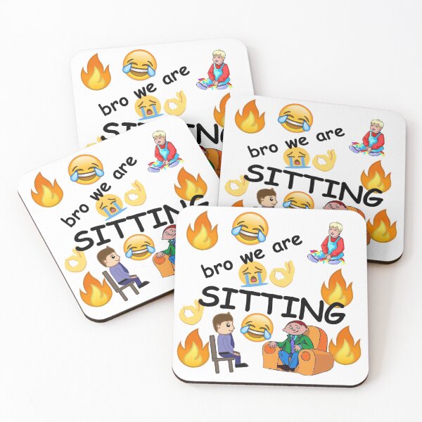 Item preview, bro we are SITTING designed and sold by Sarah Forester.