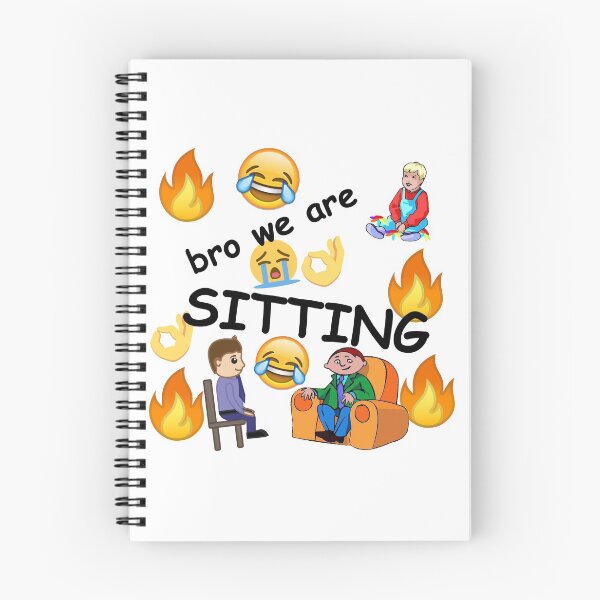 Item preview, bro we are SITTING designed and sold by Sarah Forester.