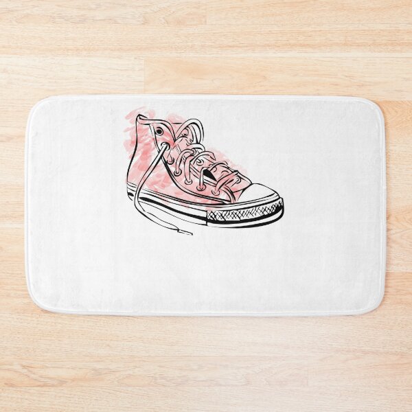 Item preview, red tatty converse style shoe designed and sold by qlobba.