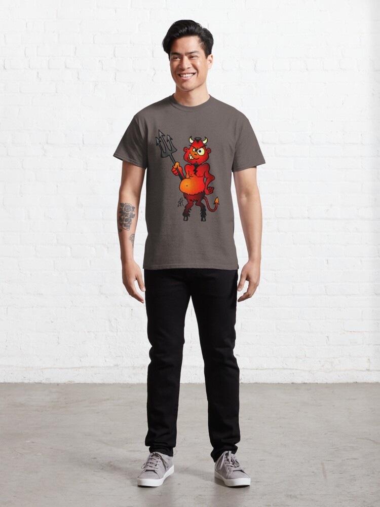 Alternate view of Fat red devil Classic T-Shirt