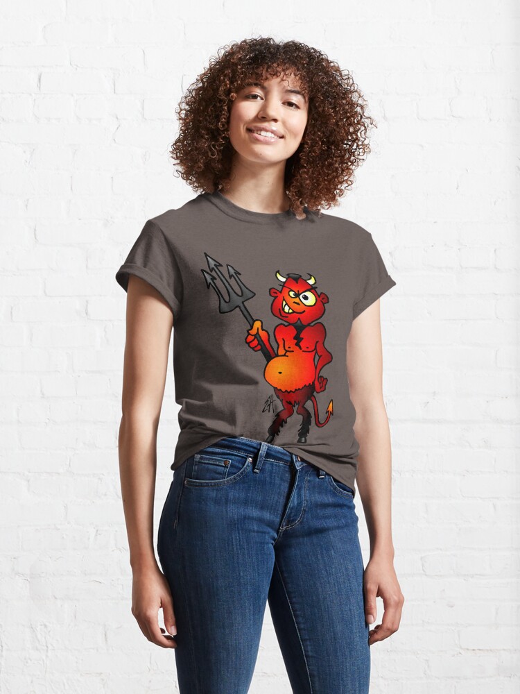 Alternate view of Fat red devil Classic T-Shirt