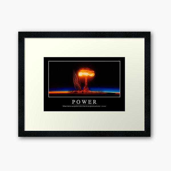 Artikel-Vorschau von STK107167M-Power: Inspirierendes Zitat und motivierendes Poster, designt und verkauft von StocktrekImages.