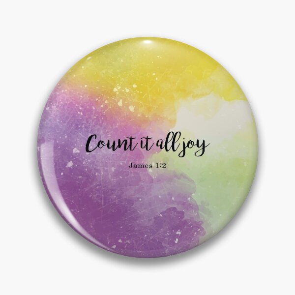 Item preview, Count it all joy, James 1:2 designed and sold by StudioCitrine.