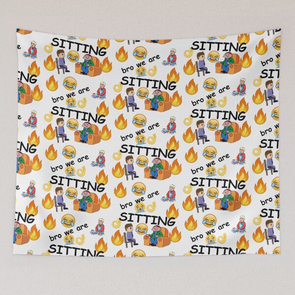 Item preview, bro we are SITTING designed and sold by Sarah Forester.