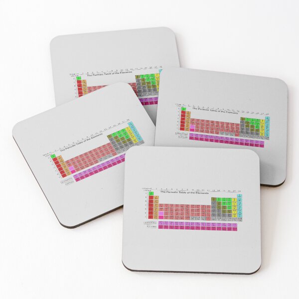 Classic T-sheer league table Coasters (Set of 4)