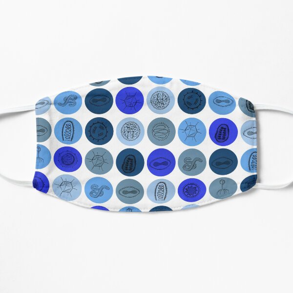 Blue Virus Dots Mask