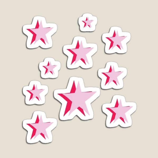 Pink Stars Sticker for Sale by sydneyw31