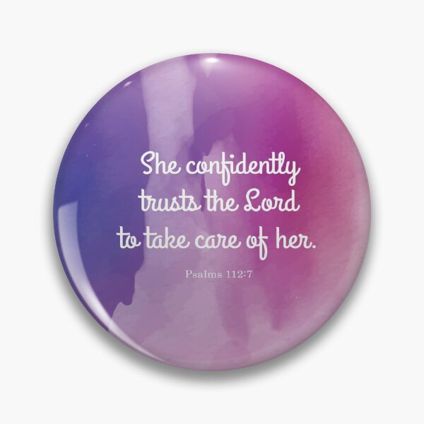 Item preview, She confidently trusts the Lord to take care of her designed and sold by StudioCitrine.