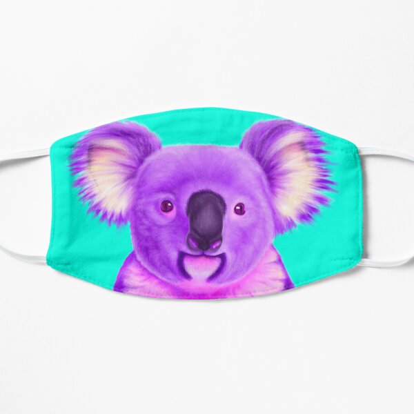 Purple Koala Flat Mask