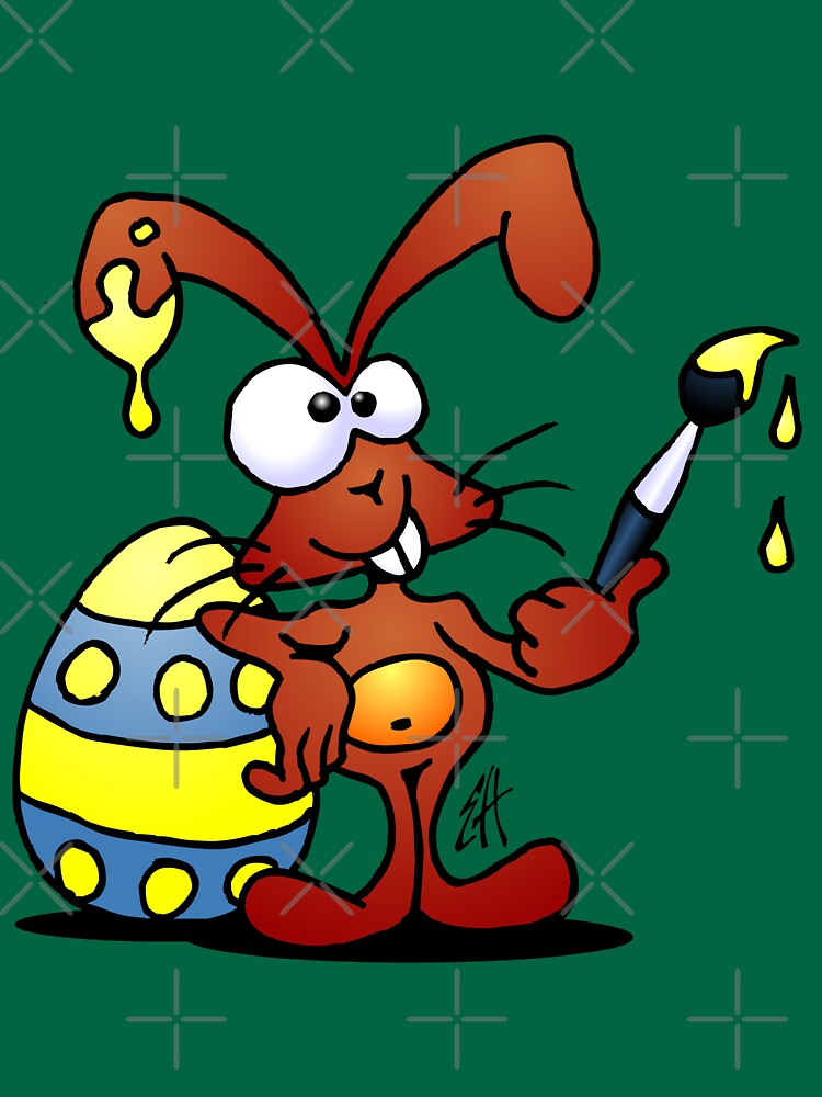 The Easter Bunny wishes you Happy Easter by cardvibes