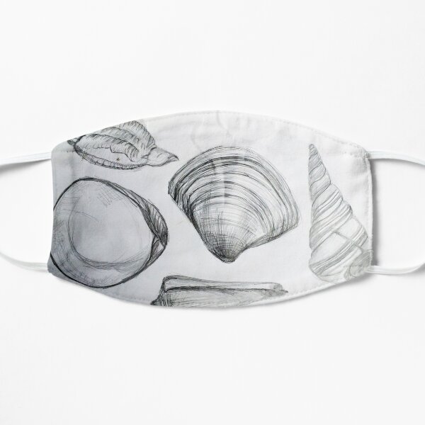 Sea Shells 4 by Margo Humphries Flat Mask
