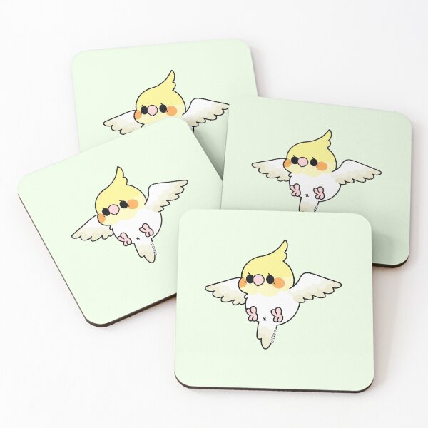 Item preview, Flying Cockatiel - Lutino (Ver. 2) designed and sold by blirbos.