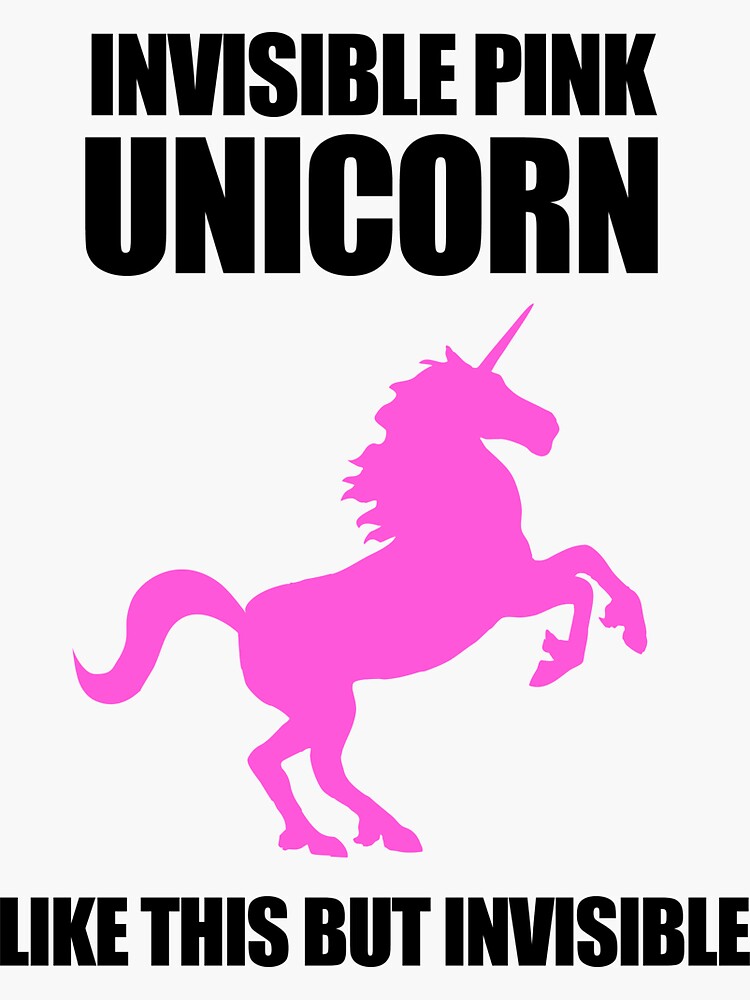 единорожки имена. невидимый единорог. невидимый единорог. невидимый розовый единорог религия.