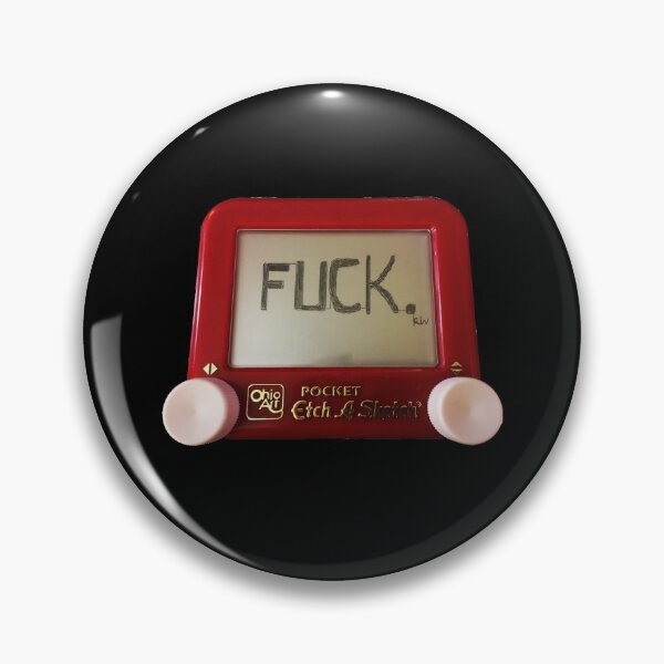 Item preview, Etch-a-sketch "FUCK." designed and sold by RachelTintedRed.