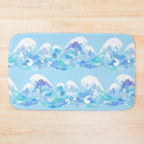Item preview, Blue Watercolour Waves  designed and sold by KConfetti.