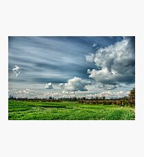 Catching Clouds (colour) Photographic Print