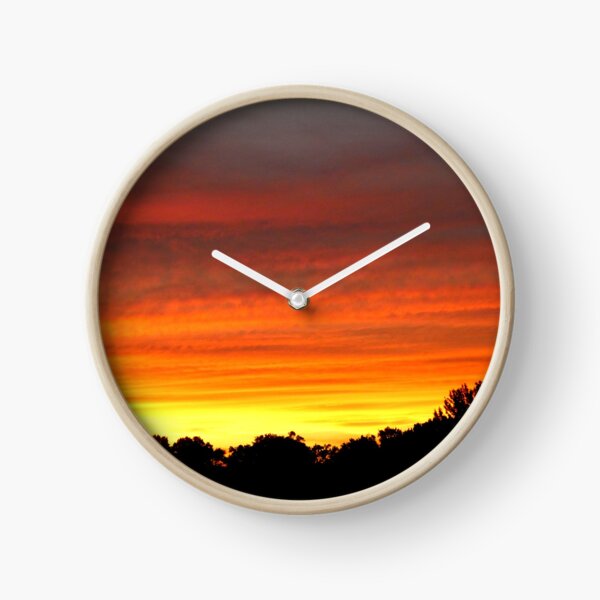 Maryland Sunset in July Clock