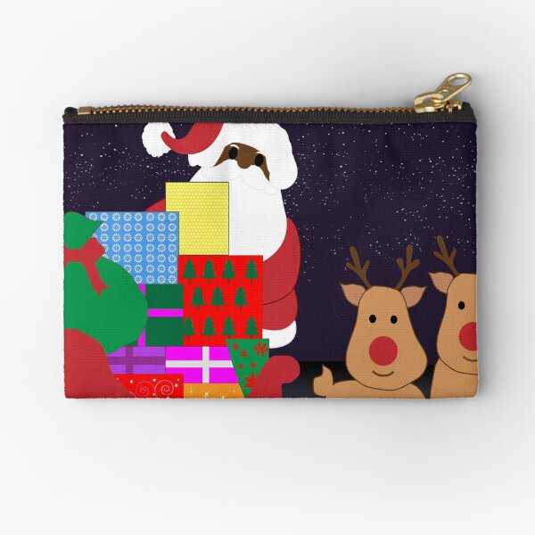 Item preview, sleigh black santa designed and sold by Gossip Rag.