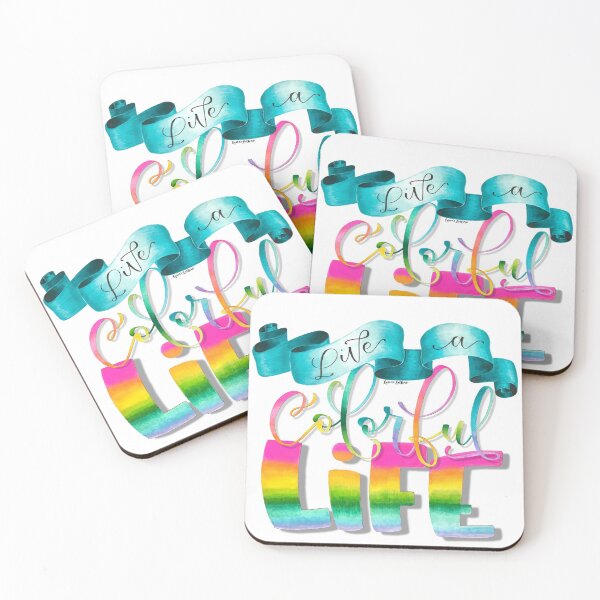 Item preview, Live a colorful life designed and sold by Lyssa's  Letters.