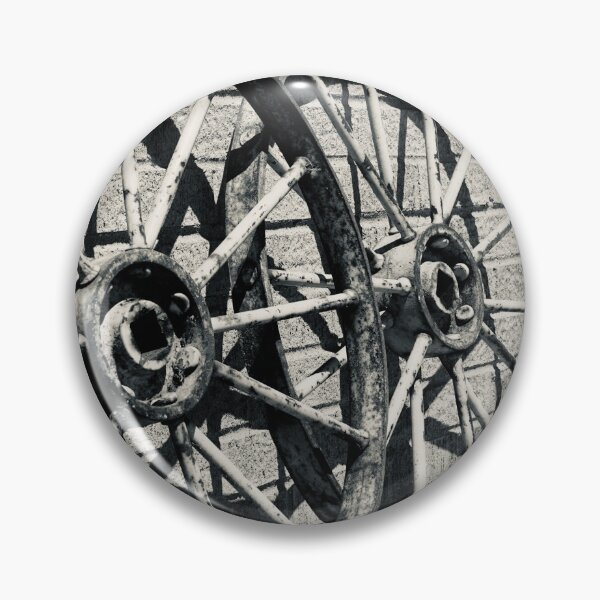 Item preview, Rusted Wagon Wheels in Black and White designed and sold by Kyle West.