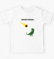 Camiseta para niños Nunca olvides (dinosaurios)