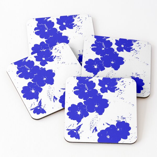Item preview, Flowers blue designed and sold by Moonyflower.