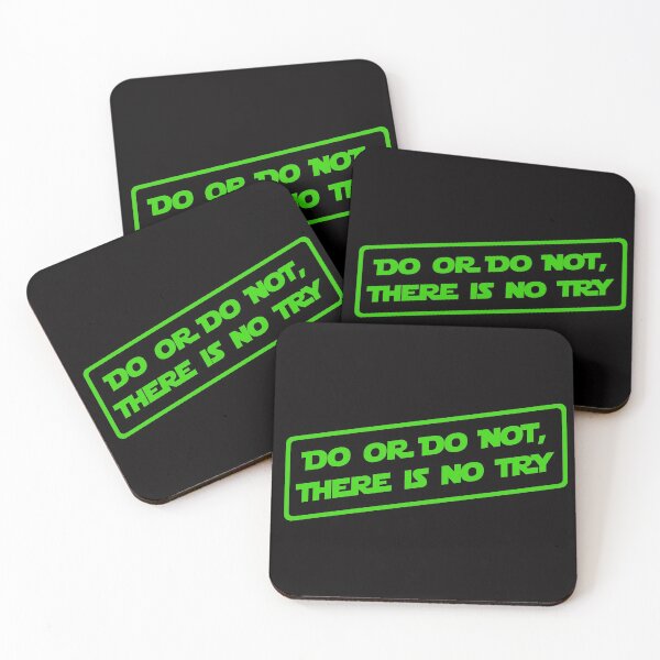 Item preview, Do or do not, there is no try... (All Green) designed and sold by DafyddEm.