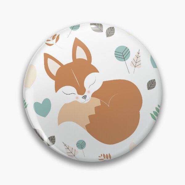 Item preview, Sleepy Fox Pattern en The Cartoon Woodland designed and sold by Arch4Design.