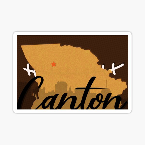 Canton ohio Sticker