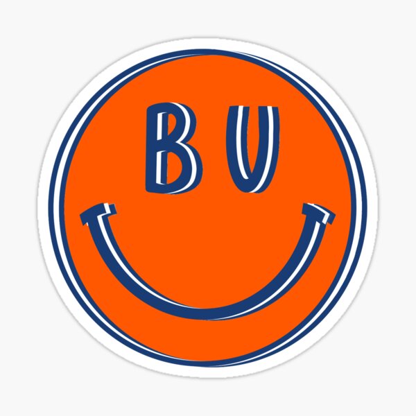 Item preview, BUCKNELL SMILEY FACE STICKER designed and sold by erisullivan.