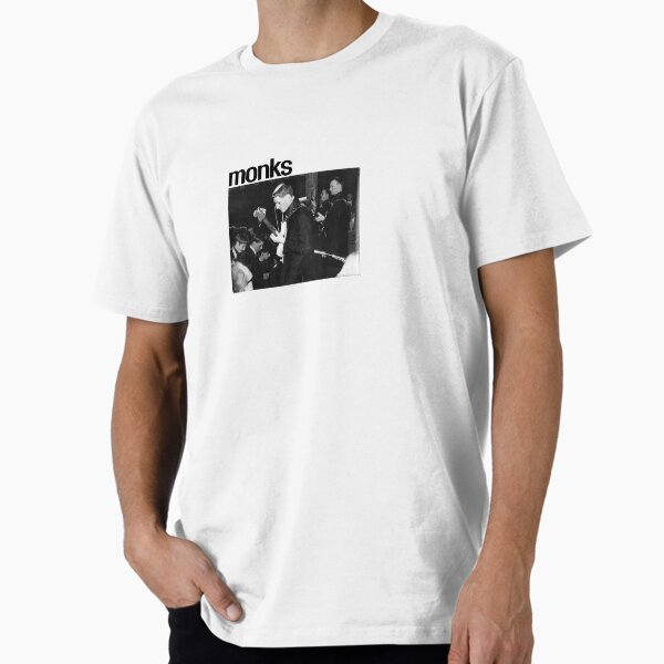 Aperçu de l'œuvre The Monks Band Tee créée et vendue par RocknIndieTees.