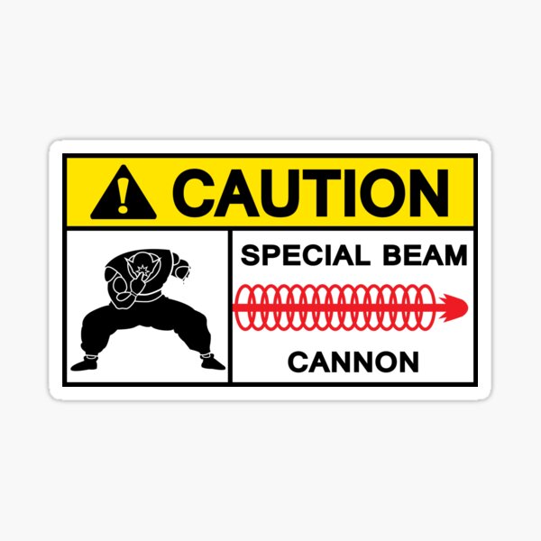 Item preview, CAUTION - SPECIAL BEAM CANNON designed and sold by SEZGFX.
